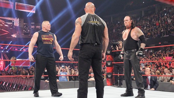 Brock Lesnar Goldberg Taker