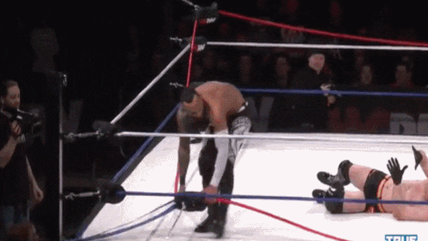 Ricochet Top Rope Moonsault Will Ospreay True Destiny