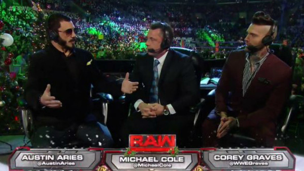 Austin Aries Michael Cole Corey Graves