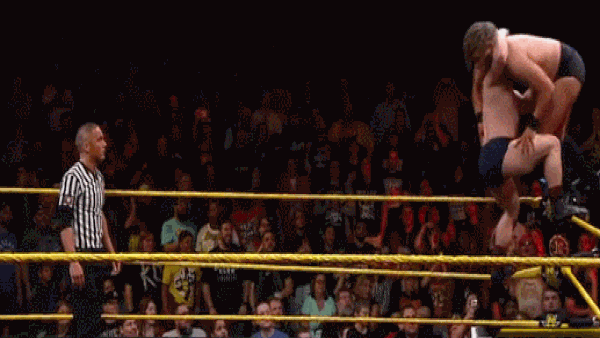 Tyler Bate Top Rope Expoder Trent Seven