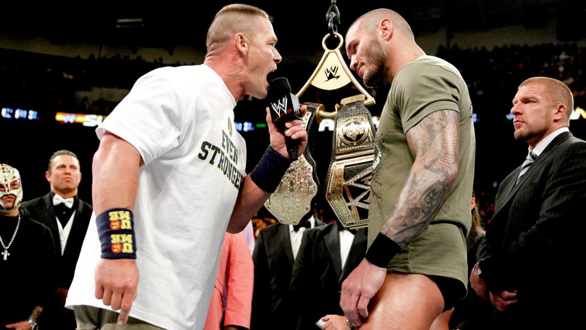 John Cena Randy Orton WWE World Heavyweight Championship Ascension Ceremony