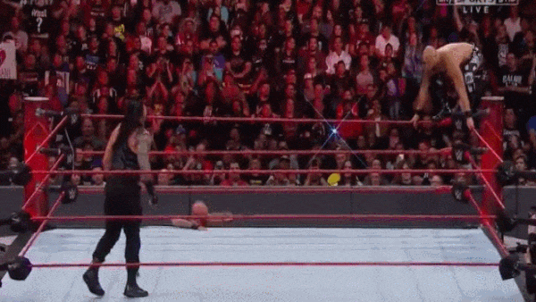Roman Spear Anderson Top Rope Raw