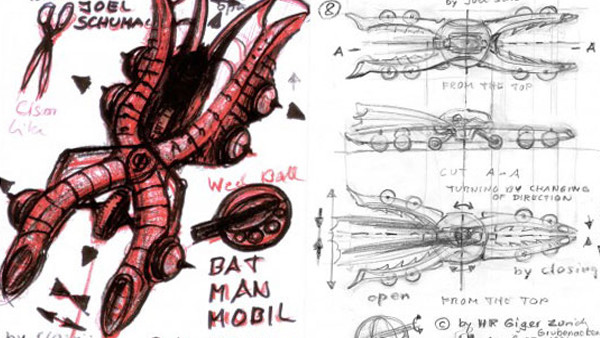 Batman Forever Batmobile HR Giger