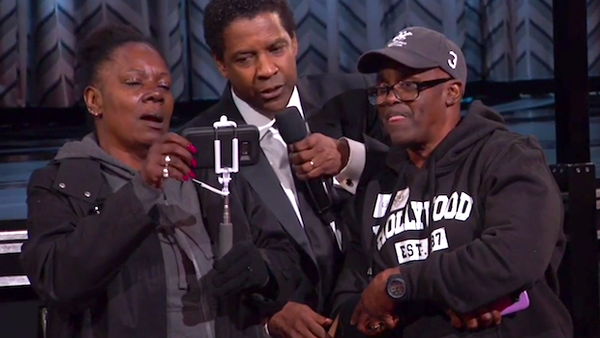 Oscars 2017 Denzel Washington marriage
