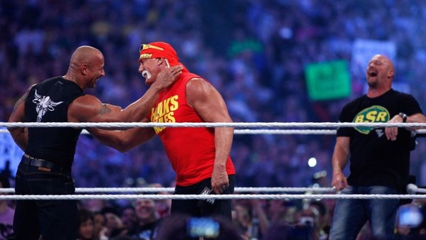 The Rock Hulk Hogan Steve Austin