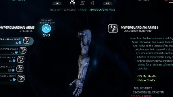 Mass Effect Andromeda Crafting