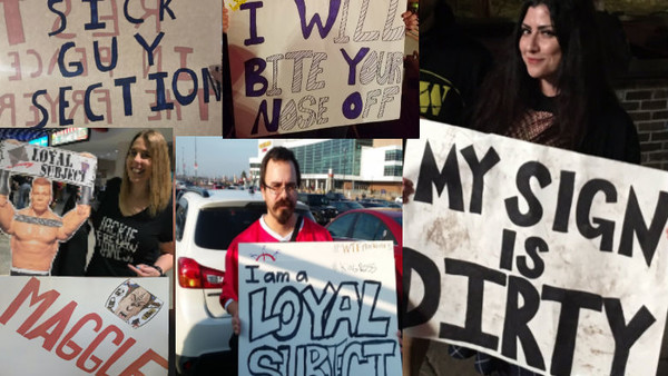 WWE Raw WTF Fan Sign