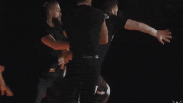 Sami Zayn Stage Dive Samoa Joe