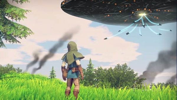 zelda breath of the wild alien concept