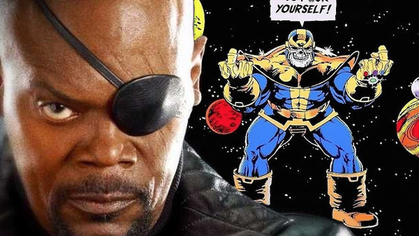 Nick Fury Thanos