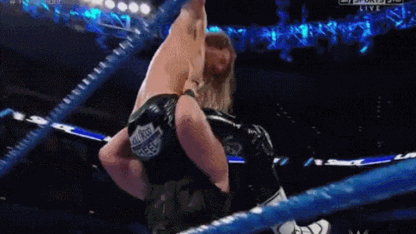 Erick Rowan Powerbomb Ziggler Out Of Ring