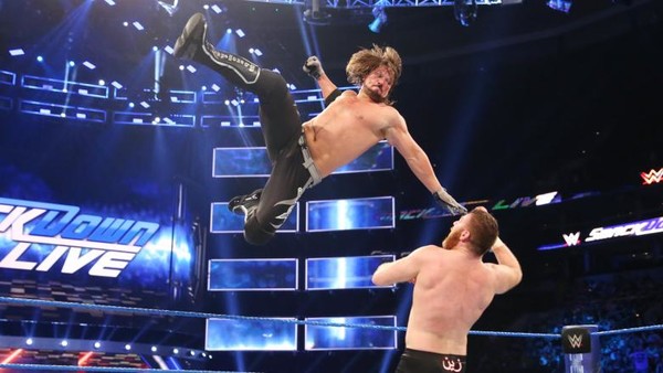 AJ Styles Sami Zayn