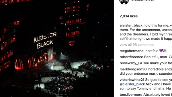 Aleister Black Entrance