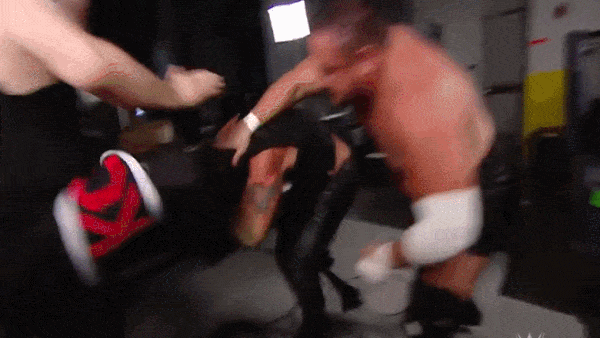 Kevin Owens Powerbomb Jericho Backstage