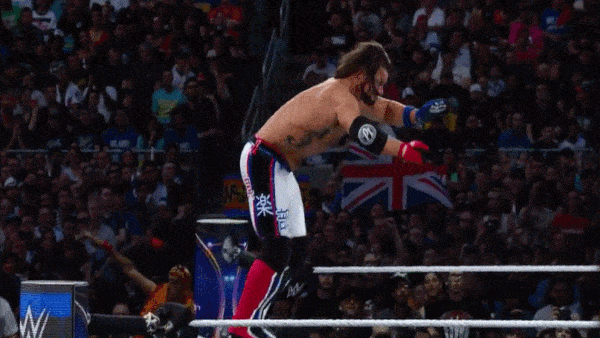 Shane Triangle Aj 450 WrestleMania 33