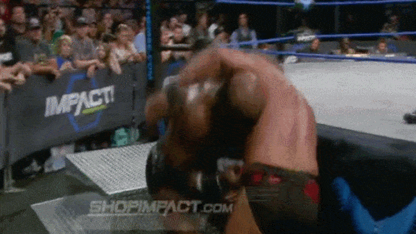 Lashley Suplex Storm Steel Steps