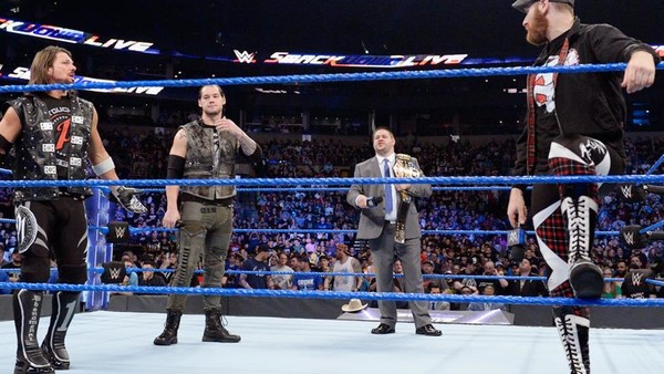 AJ Styles, Baron Corbin, Kevin Owens, Sami Zayn