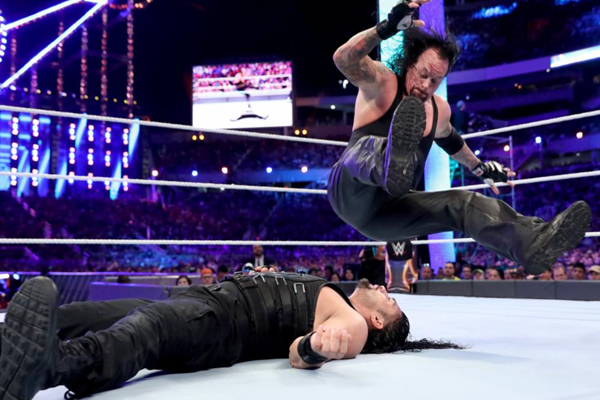 WWE WrestleMania 33 The Undertaker Roman Reigns