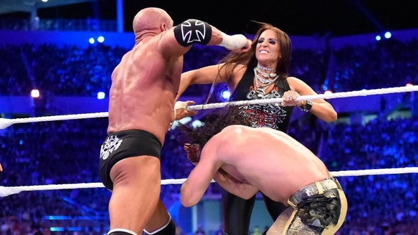Triple H Stephanie McMahon Seth Rollins WrestleMania 33