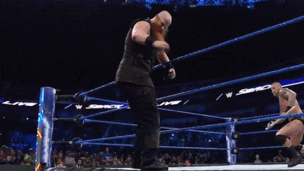 Orton Rowan Kendo Stick Table Break Smackdown