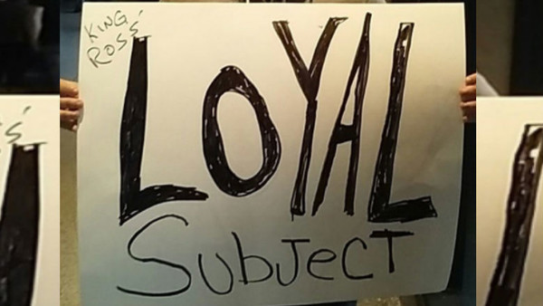 King Ross WWE Raw Fan Sign