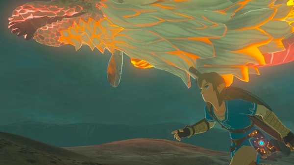 Zelda Breath Of The Wild Dragon