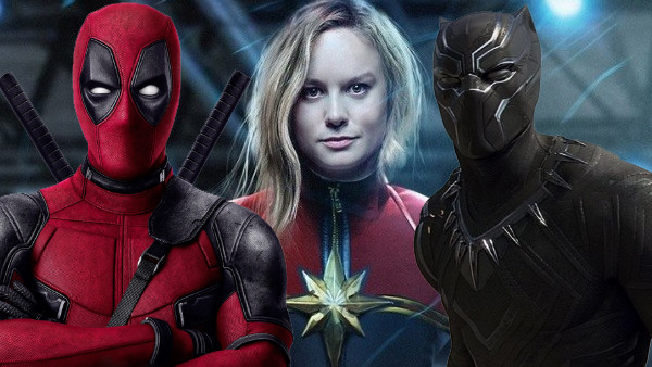 Deadpool Captain Marvel Black Panther
