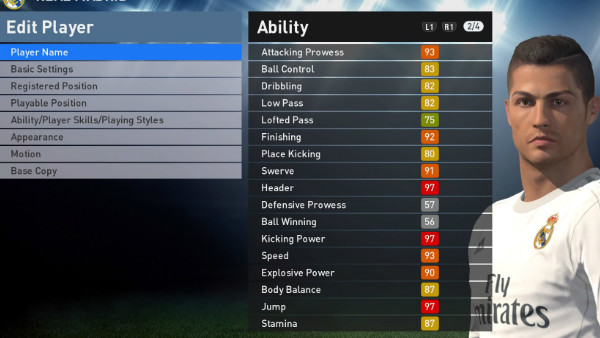 PES 2017 Ronaldo