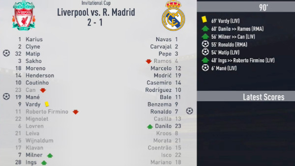 FIFA 17 Sim Match