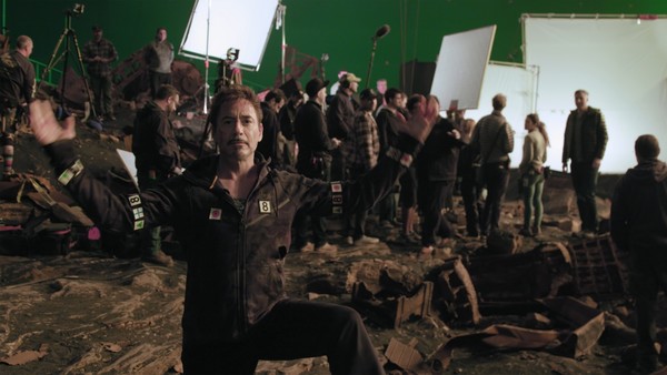 Robert Downey Jr Infinity War Set