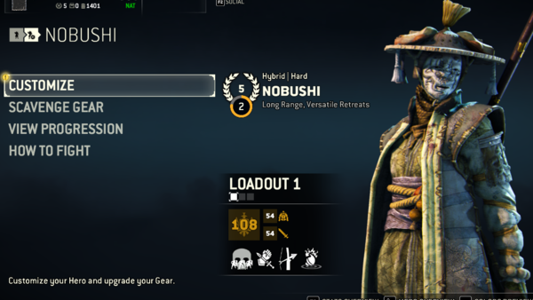 for honor nobushi