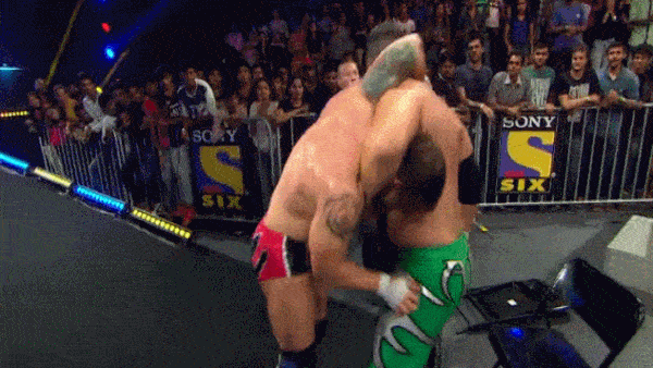 Eddie Edwards Suplex Davey Richards Chair