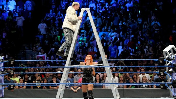James Ellsworth Becky Lynch Ladder