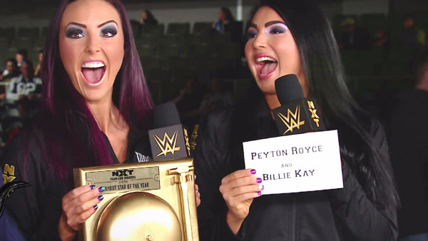 NXT Award Peyton Royce Billie Kay