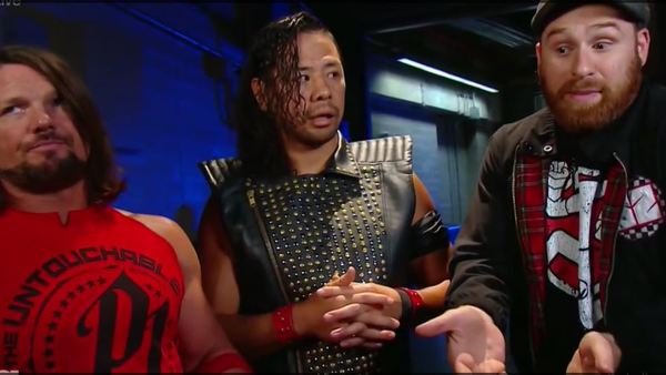 Sami Zayn Nakamura A J Styles