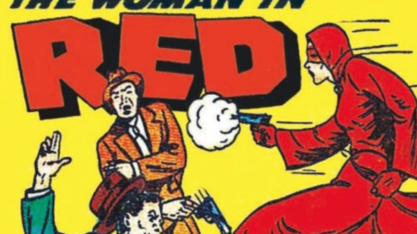 woman in red