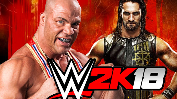 WWE 2k18 Kurt Angle Seth Rollins