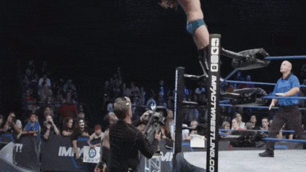 Andrew Everett Moonsault Cedric Alexander GFW Impact