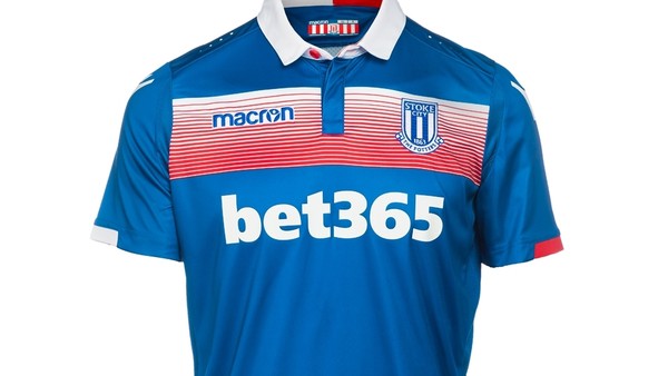 Stoke City 2017 2018 Macron Away Kit A