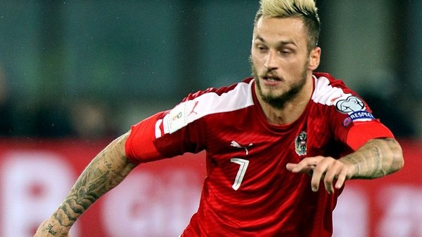 Marko Arnautović Playing For Austria Vs Wales 01