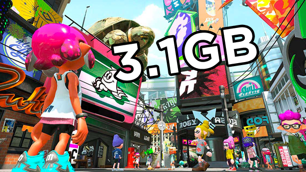 SPLATOON 2 File Size