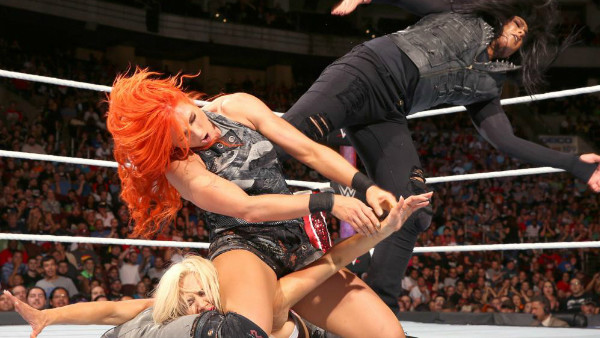 Becky Lynch Lana Tamina Snuka Battleground