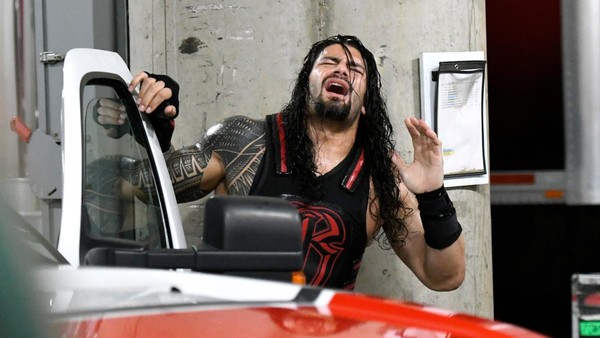 roman reigns ambulance match