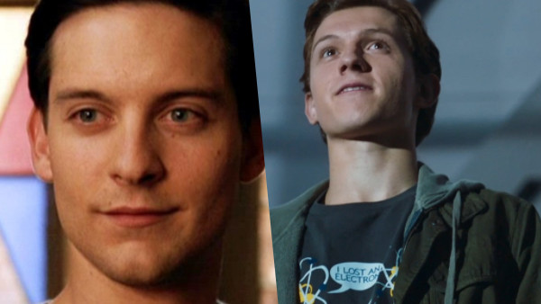 Spider Man 2 Tobey Maguire Spider Man Homecoming Tom Holland