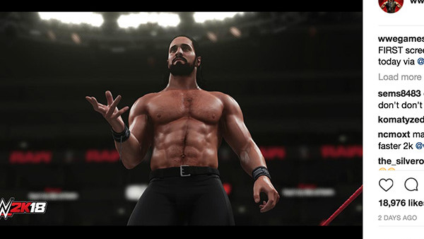 WWE 2K18 Instagram