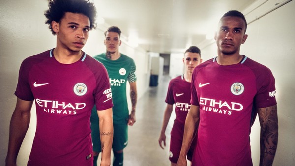 Manchester City 17 18 Nike Away Kit H