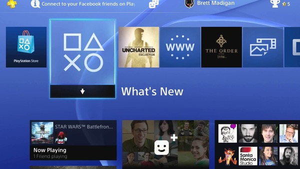 PS4 xmb
