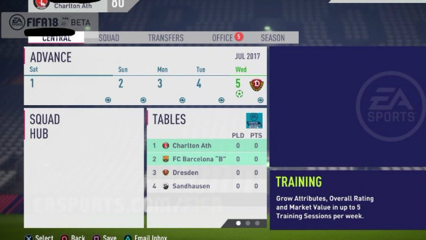 FIFA 18 Career Mode