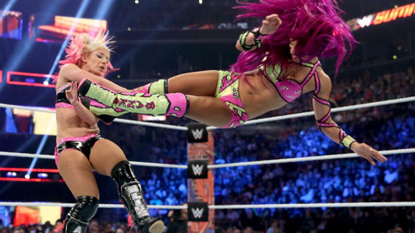 WWE SummerSlam 2017 Alexa Bliss Sasha Banks