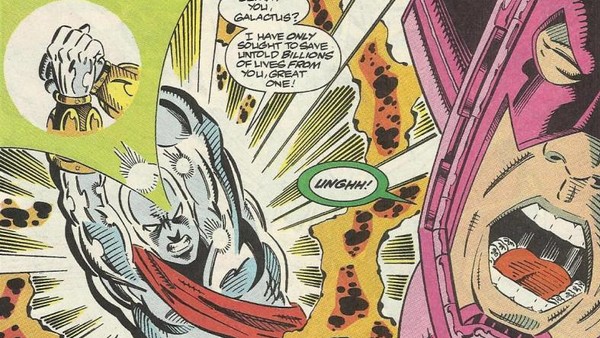 Silver Surfer Defeats Galactus